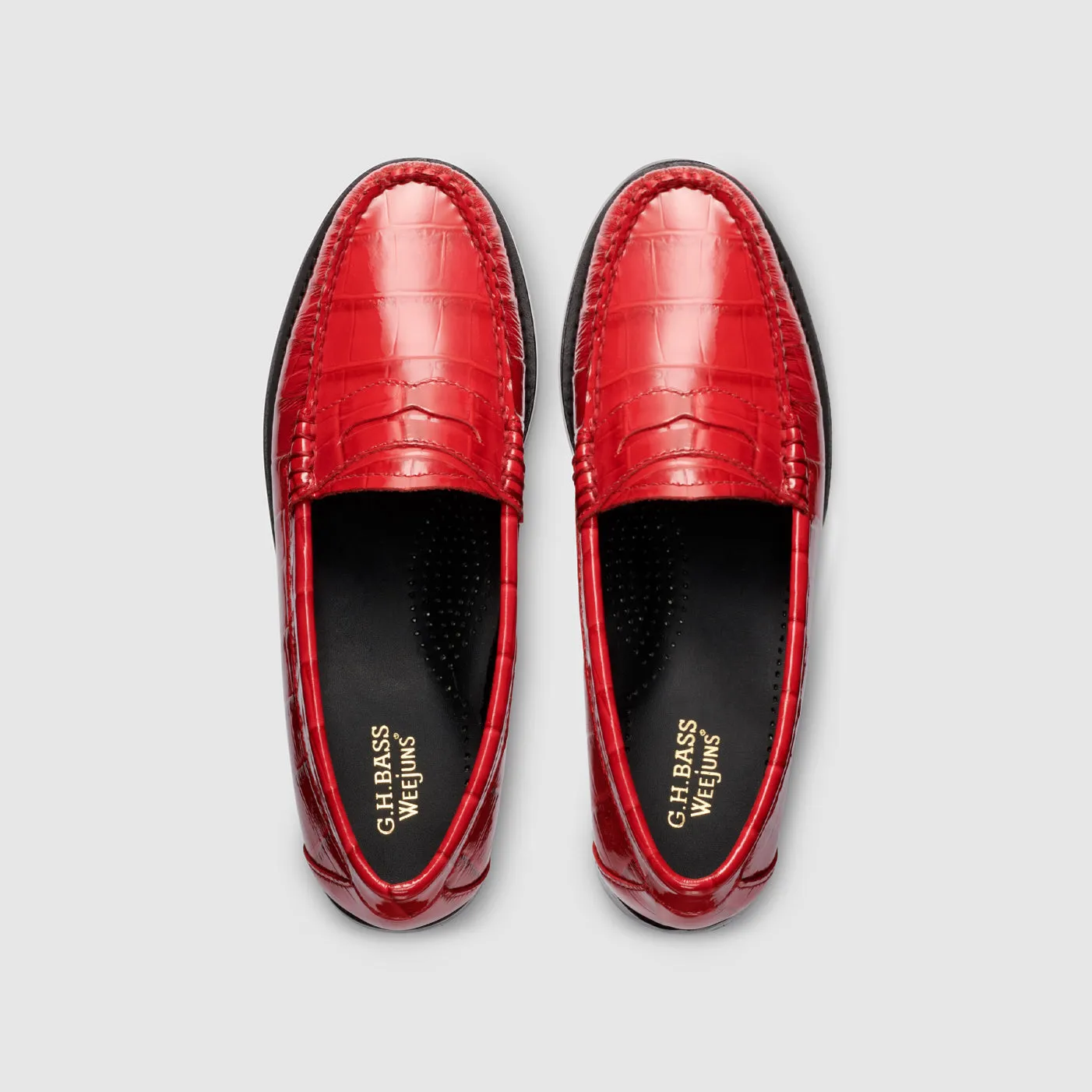 WOMENS WHITNEY CROCO WEEJUNS LOAFER sold by G.H. Bass & Co. product image thumbnail 3