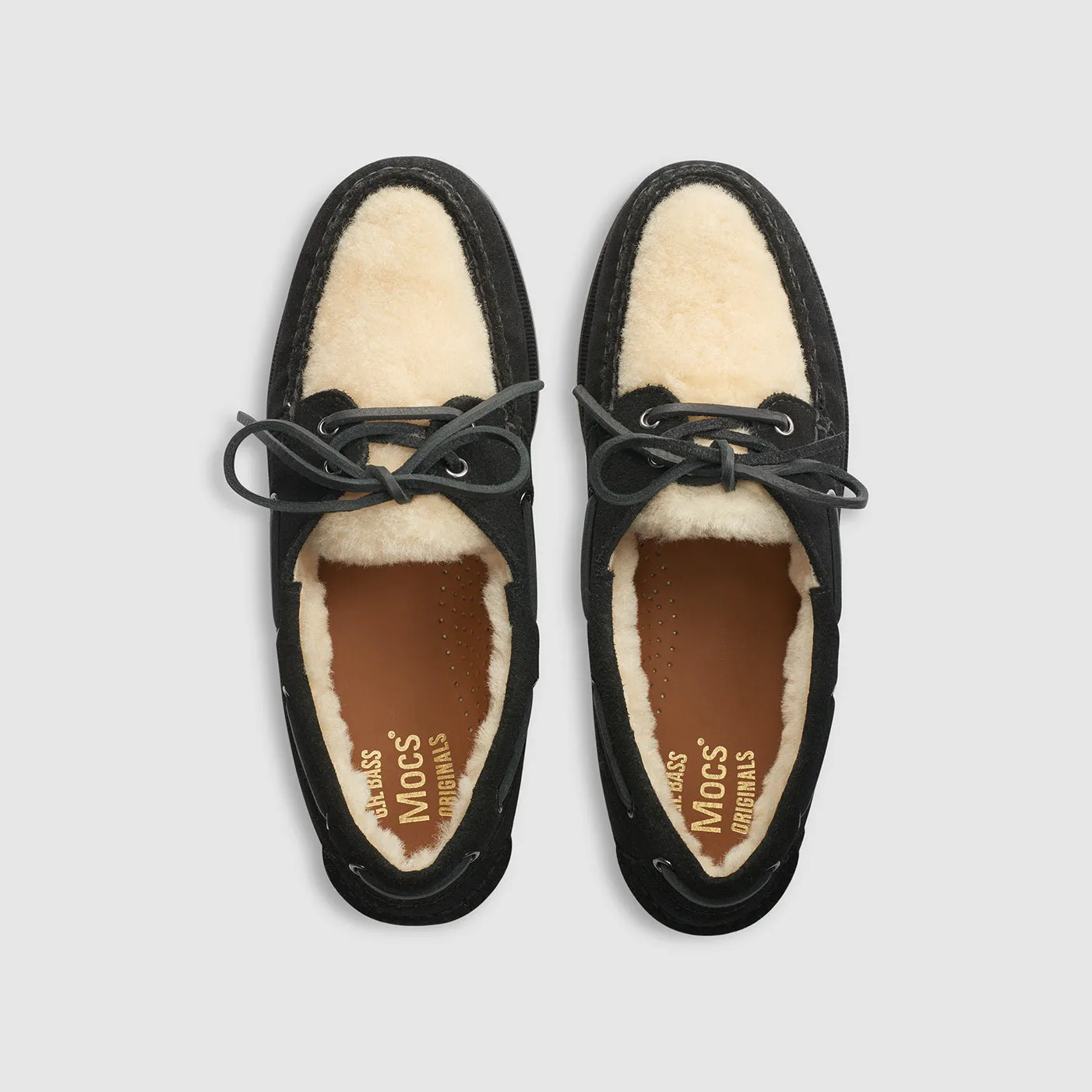 Mens Hampton Shearling Lined Boat Shoe sold by G.H. Bass & Co. product image thumbnail 3