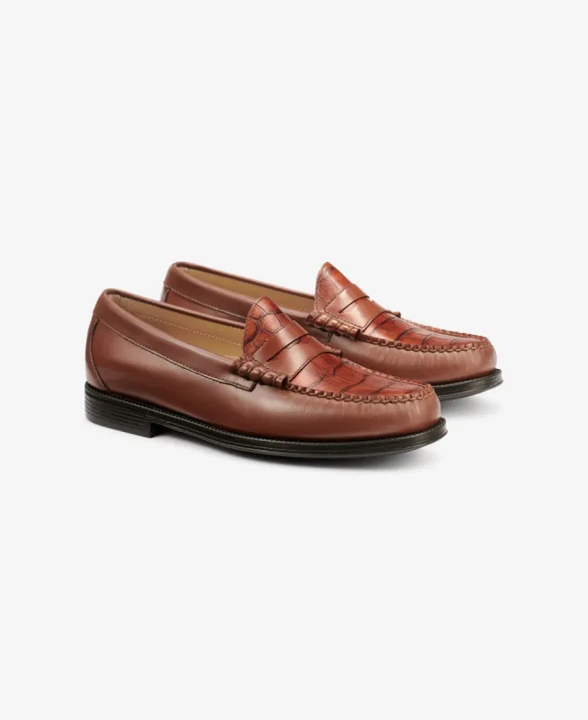 MENS LARSON EASY CROC EMBOSSED WEEJUNS LOAFER sold by G.H. Bass & Co.