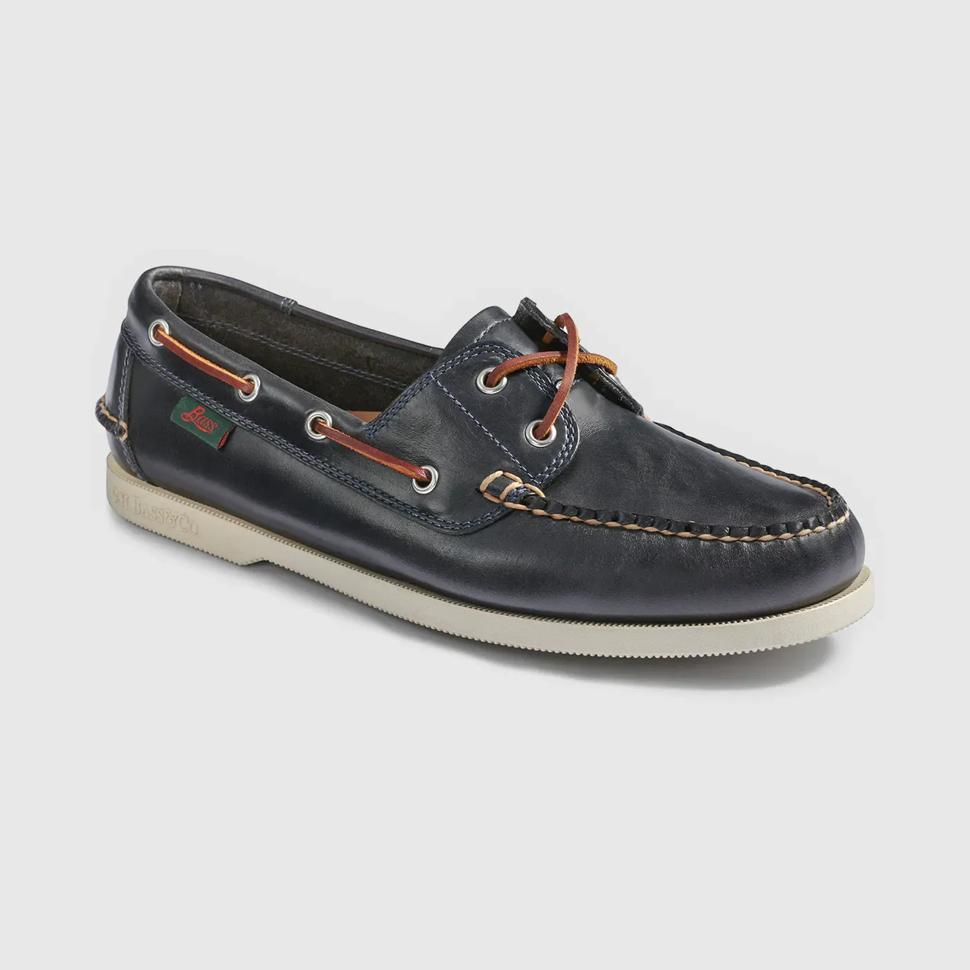 Mens Leather Hampton Boat Shoe sold by G.H. Bass & Co.