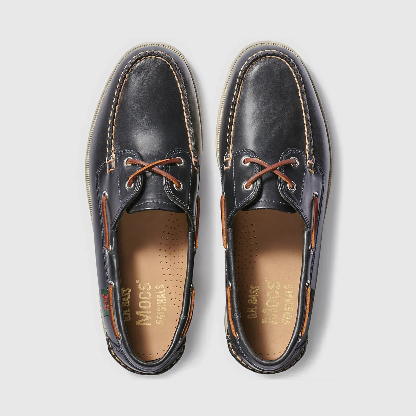 Mens Leather Hampton Boat Shoe sold by G.H. Bass & Co. product image thumbnail 3