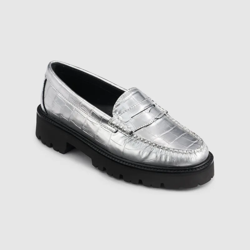Womens Whitney Metallic Croc Super Lug Weejuns Loafer sold by G.H. Bass & Co.