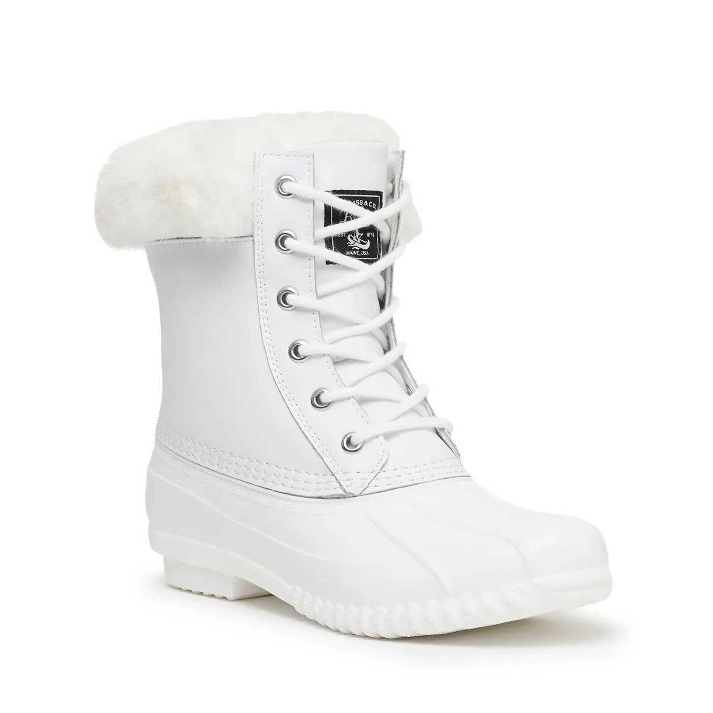 WOMENS HARLEQUIN MONOCHROME DUCK BOOT sold by G.H. Bass & Co. product image thumbnail 4