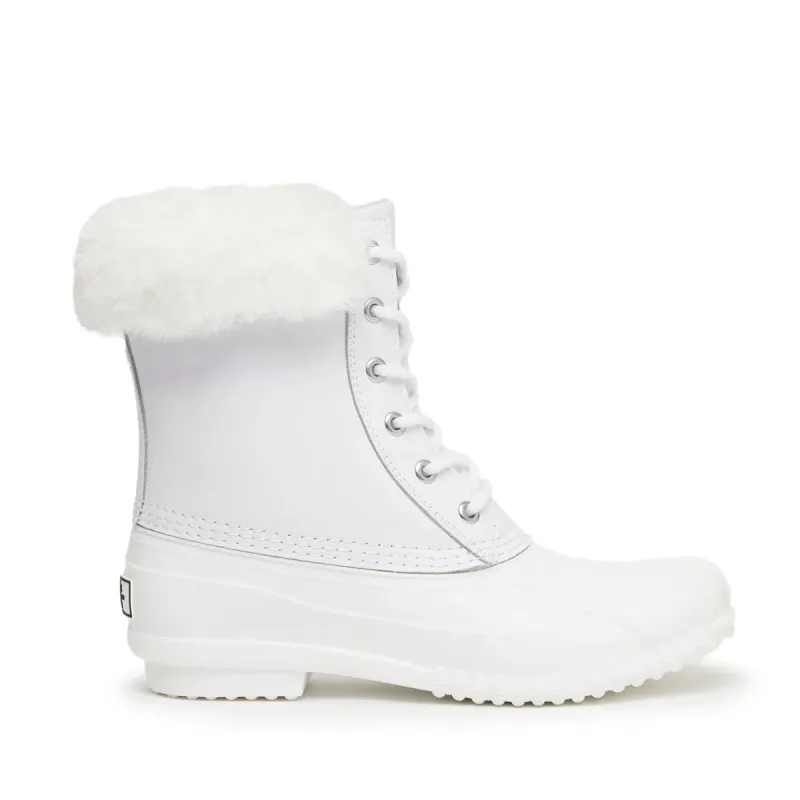 WOMENS HARLEQUIN MONOCHROME DUCK BOOT sold by G.H. Bass & Co.