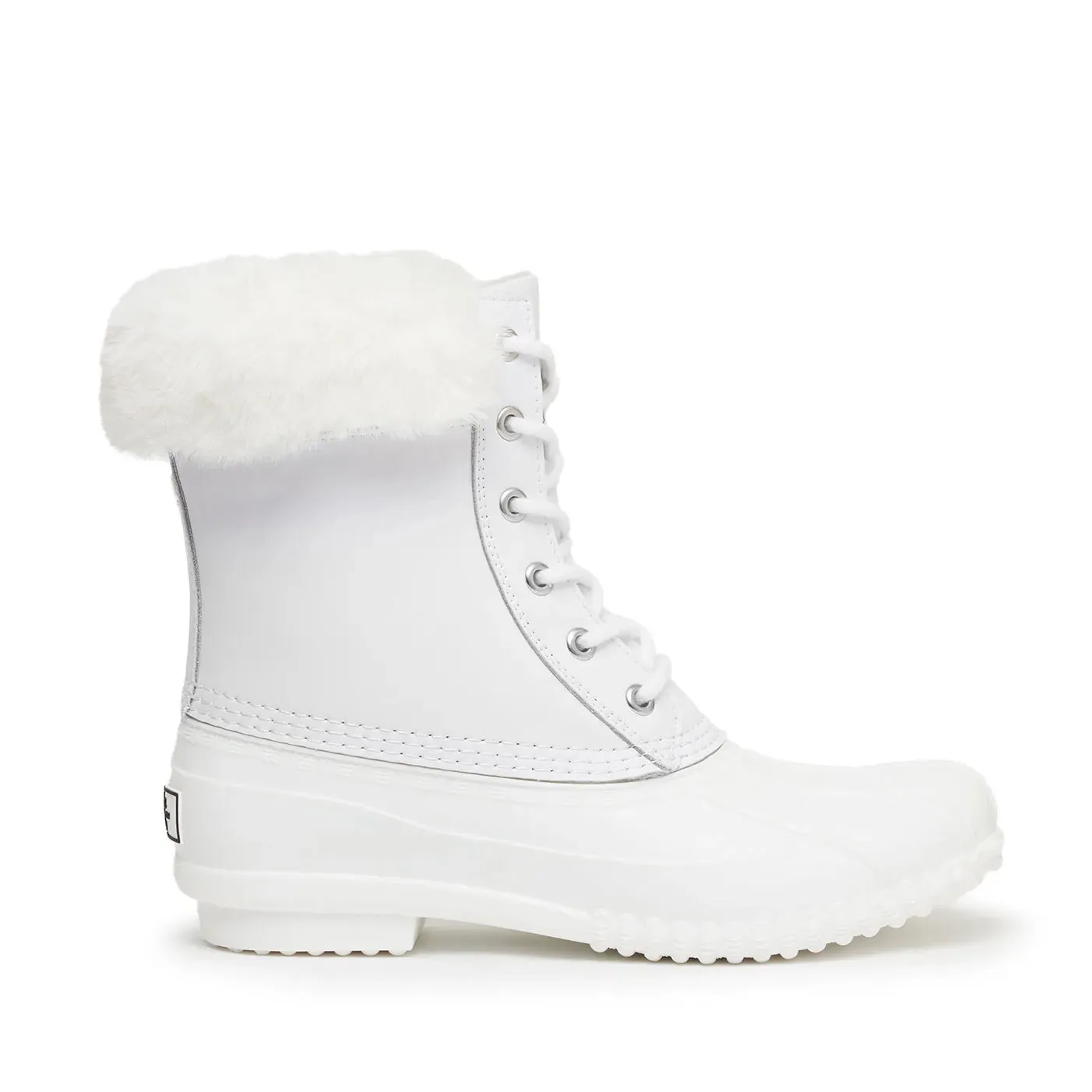 WOMENS HARLEQUIN MONOCHROME DUCK BOOT sold by G.H. Bass & Co.