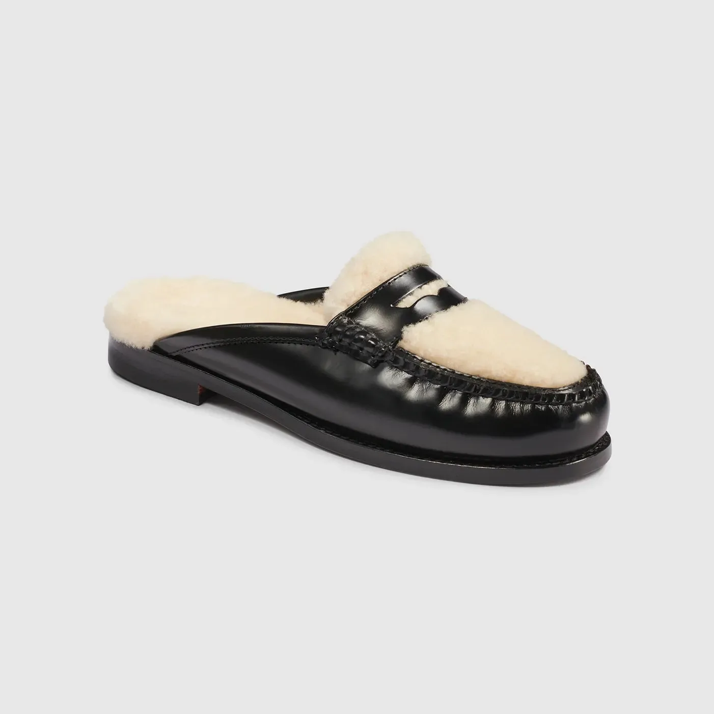 WOMENS WYNN SHEARLING SLIDE sold by G.H. Bass & Co.