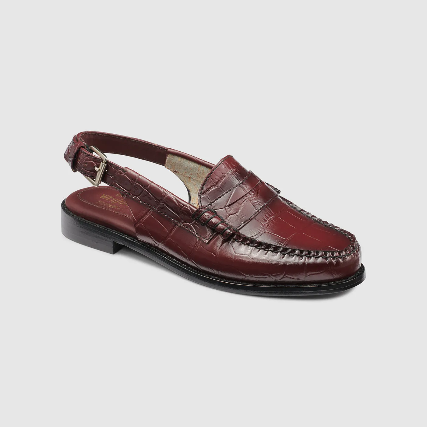 WOMENS WHITNEY CROC SLING BACK WEEJUNS sold by G.H. Bass & Co.