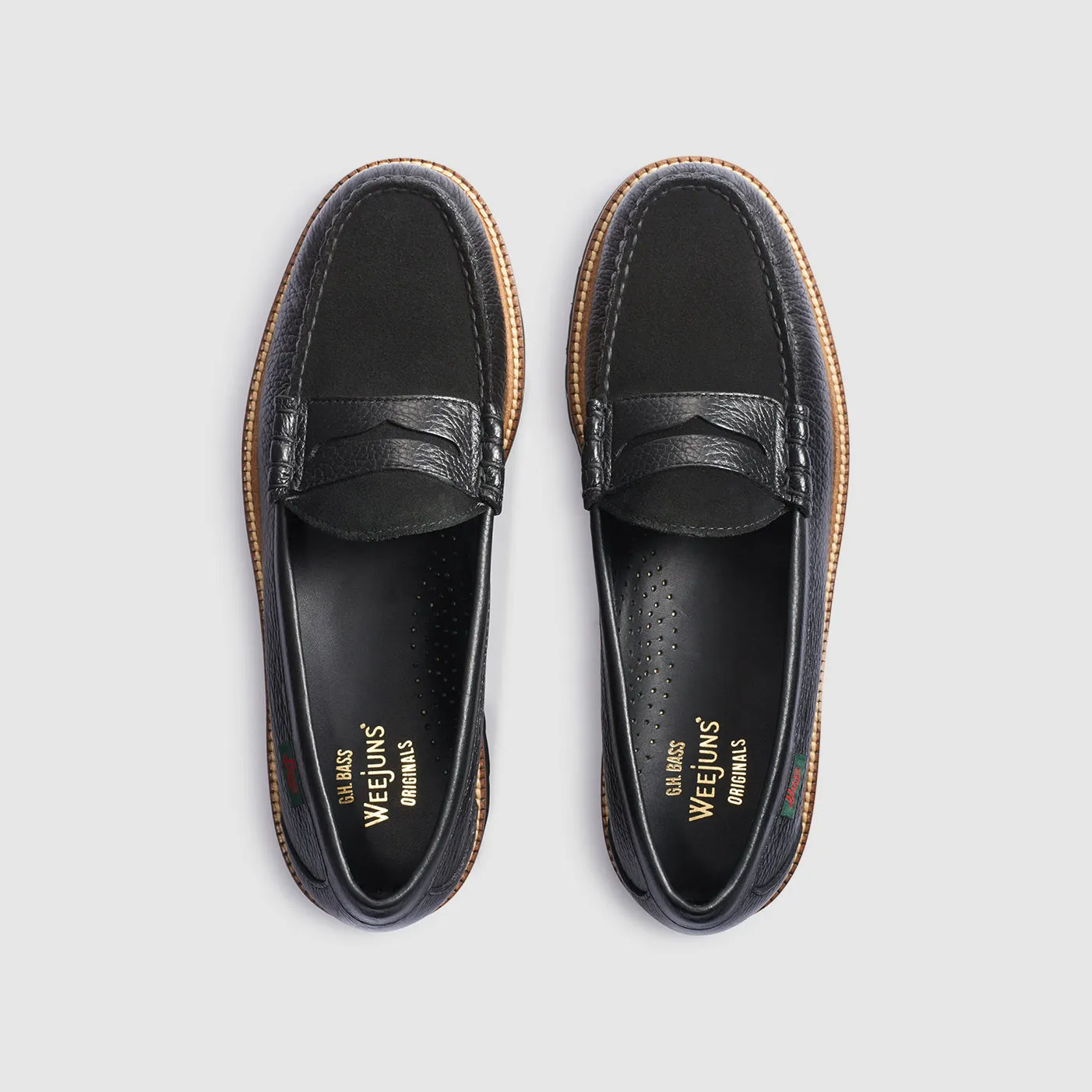 MENS LARSON LEATHER/SUEDE COMBO WEEJUNS LOAFER sold by G.H. Bass & Co. product image thumbnail 3