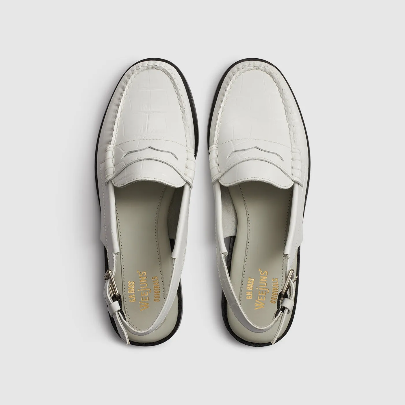 WOMENS WHITNEY CROC SLING BACK WEEJUNS sold by G.H. Bass & Co. product image thumbnail 3