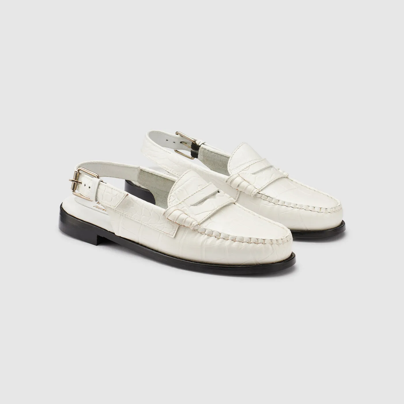 WOMENS WHITNEY CROC SLING BACK WEEJUNS sold by G.H. Bass & Co.