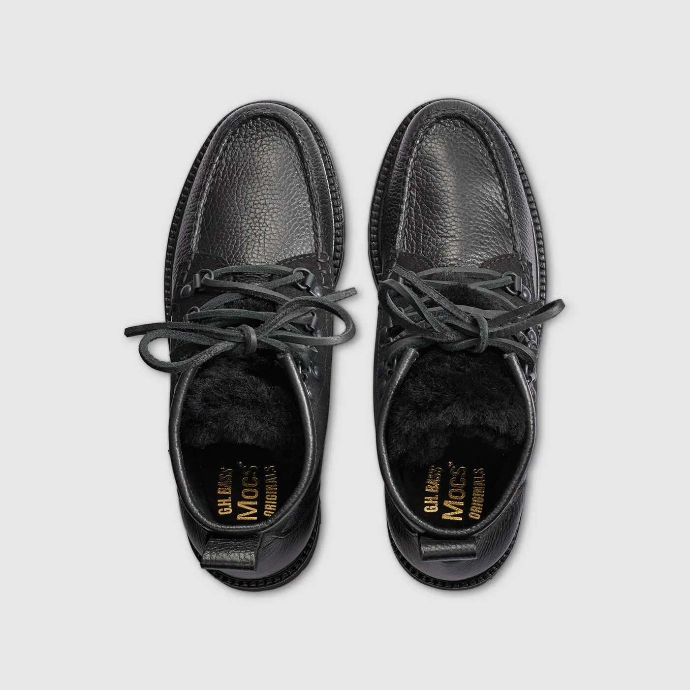 WOMENS MIXED MEDIA RANGER SUPER LUG BOOT WITH SHEARLING sold by G.H. Bass & Co. product image thumbnail 3