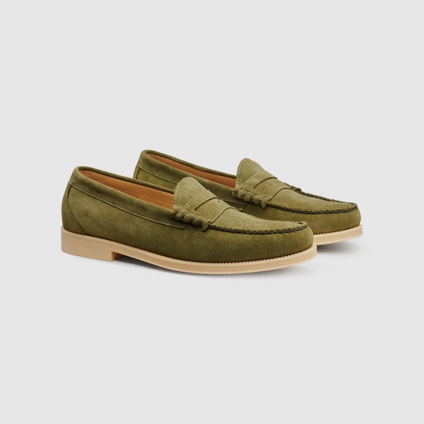 MENS LARSON EASY SUEDE WEEJUN LOAFER sold by G.H. Bass & Co.