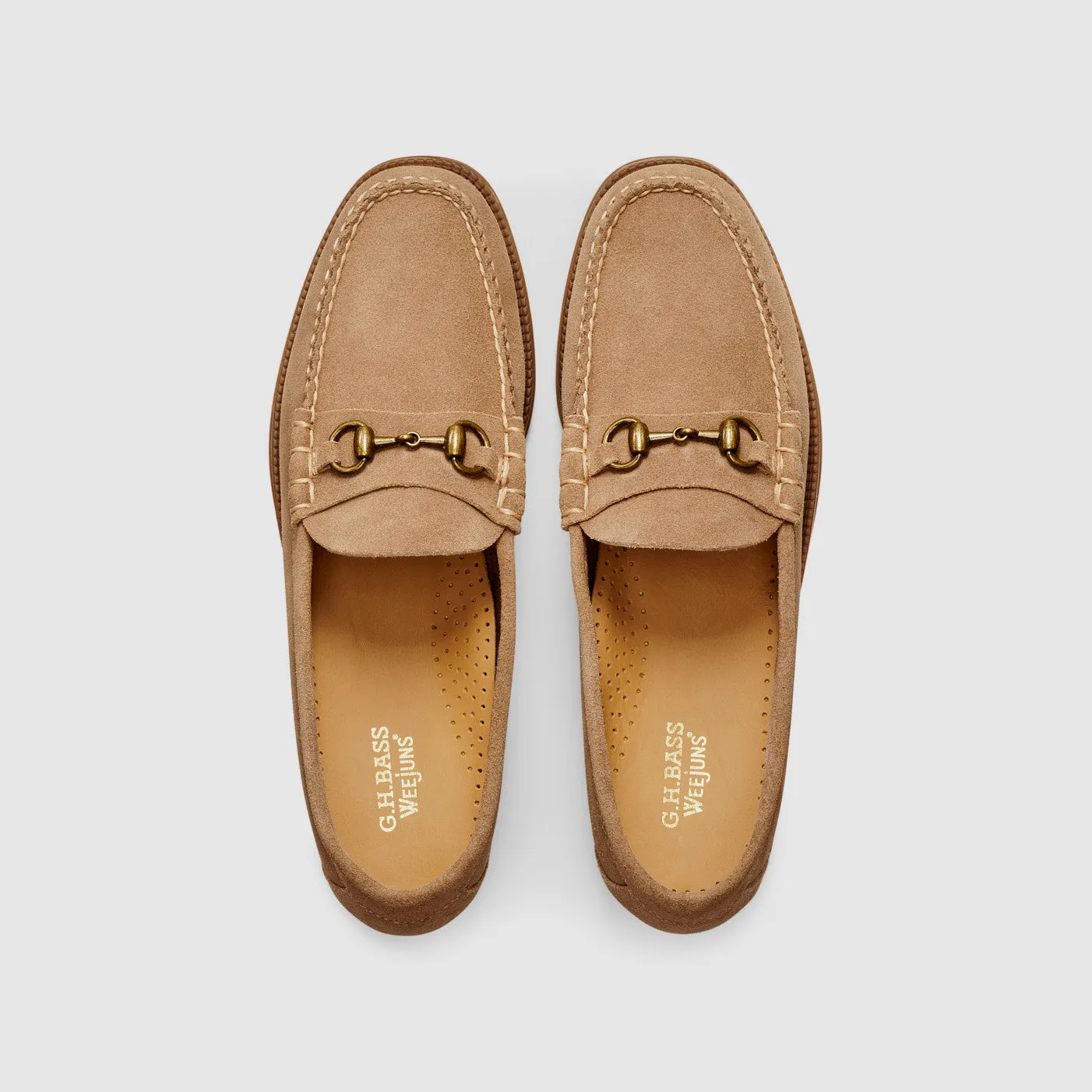 MENS LINCOLN SUEDE EASY WEEJUN LOAFER sold by G.H. Bass & Co. product image thumbnail 3