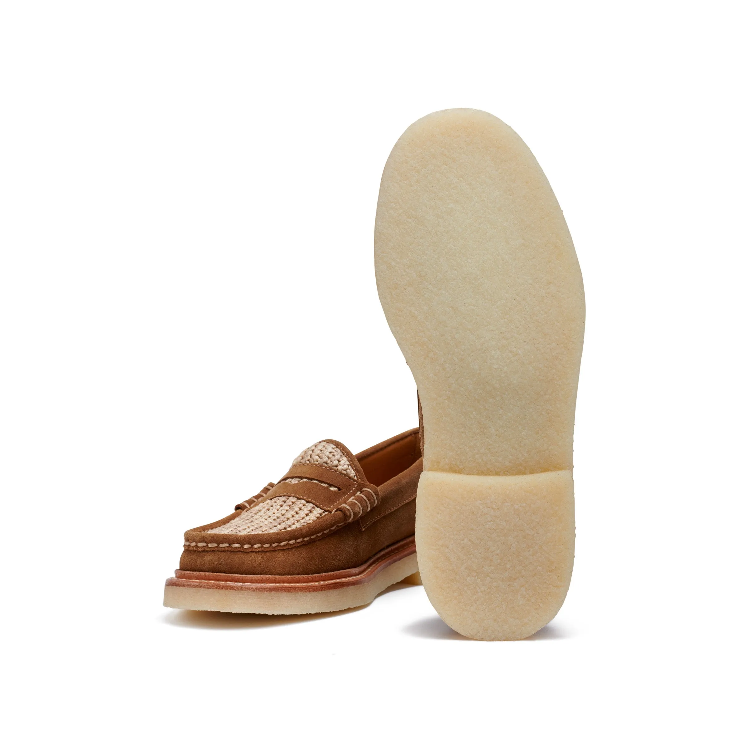 MENS LARSON CREPE SOLE RAFIA LOAFER sold by G.H. Bass & Co. product image thumbnail 5