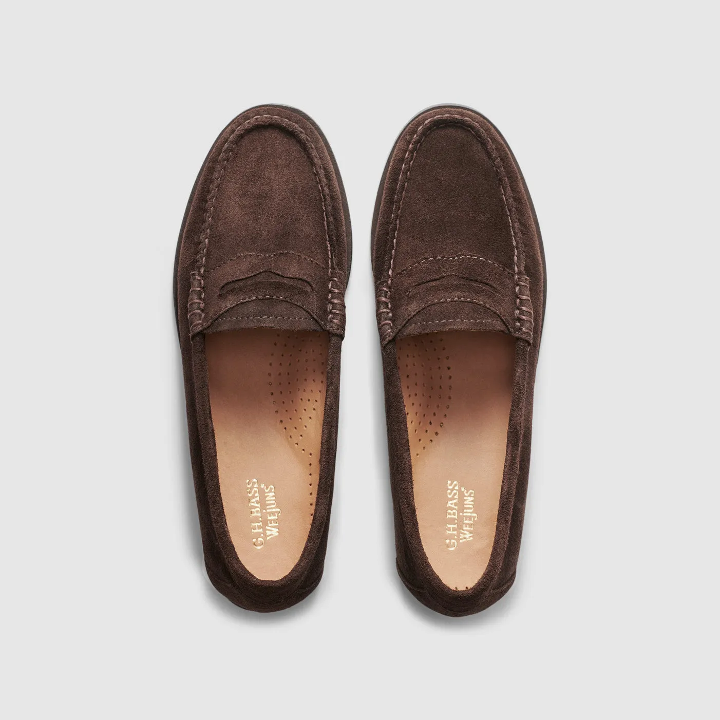 WOMENS SUEDE WHITNEY WEEJUN LOAFERS sold by G.H. Bass & Co. product image thumbnail 3