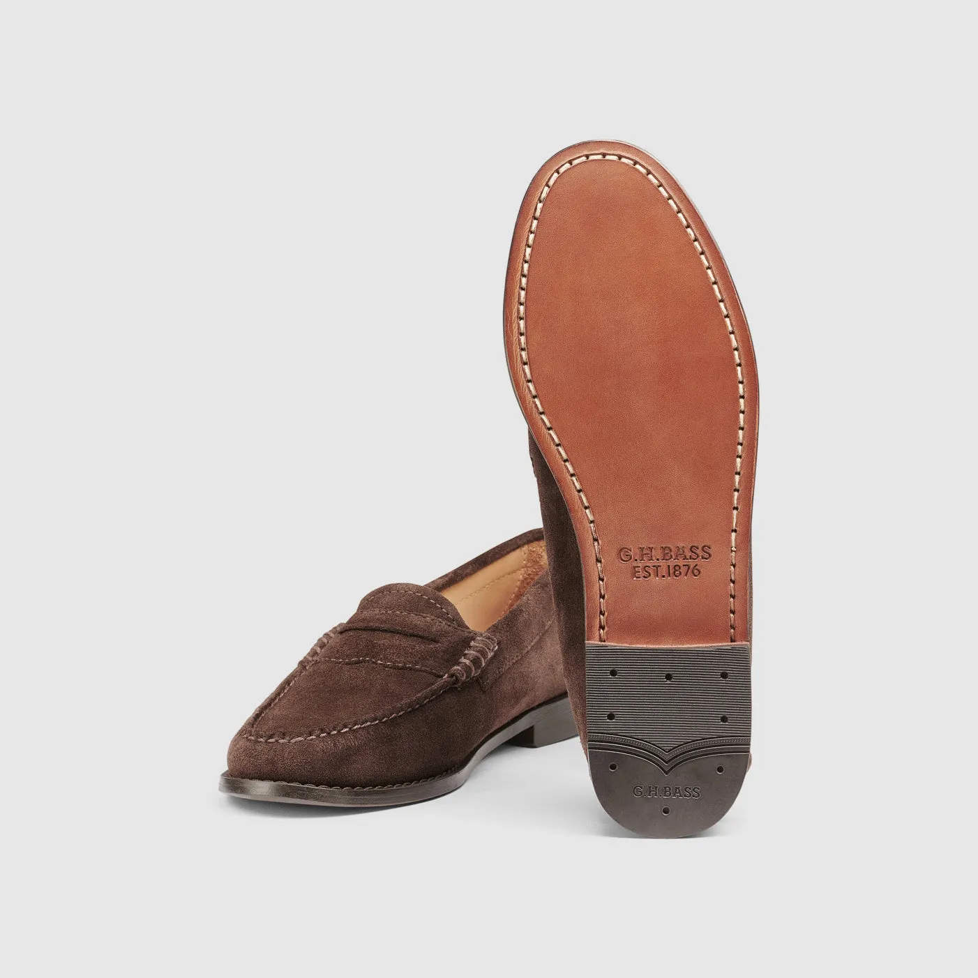 WOMENS SUEDE WHITNEY WEEJUN LOAFERS sold by G.H. Bass & Co. product image thumbnail 5