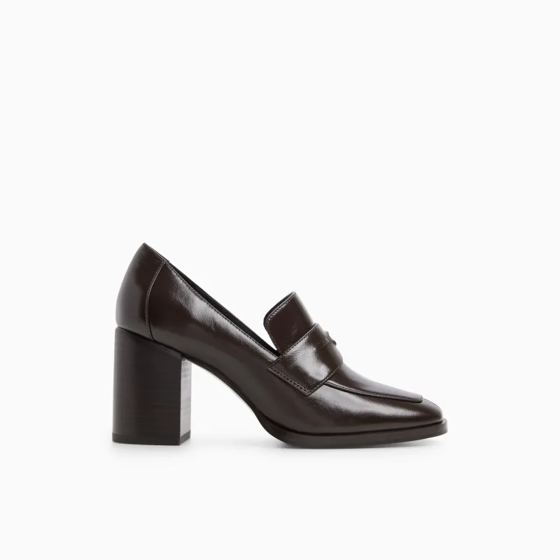 Women's Tessa High Heeled Penny Loafer made by G.H.BASS
