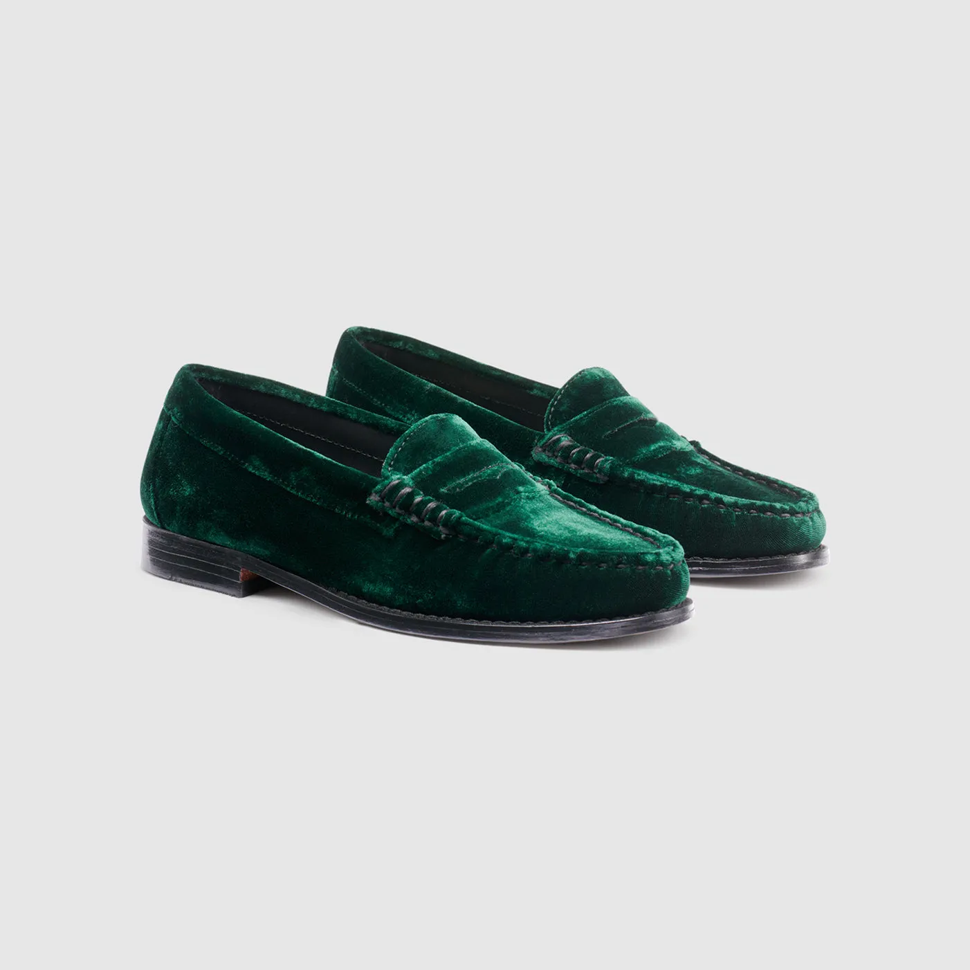 WOMENS WHITNEY VELVET WEEJUNS LOAFER sold by G.H. Bass & Co.