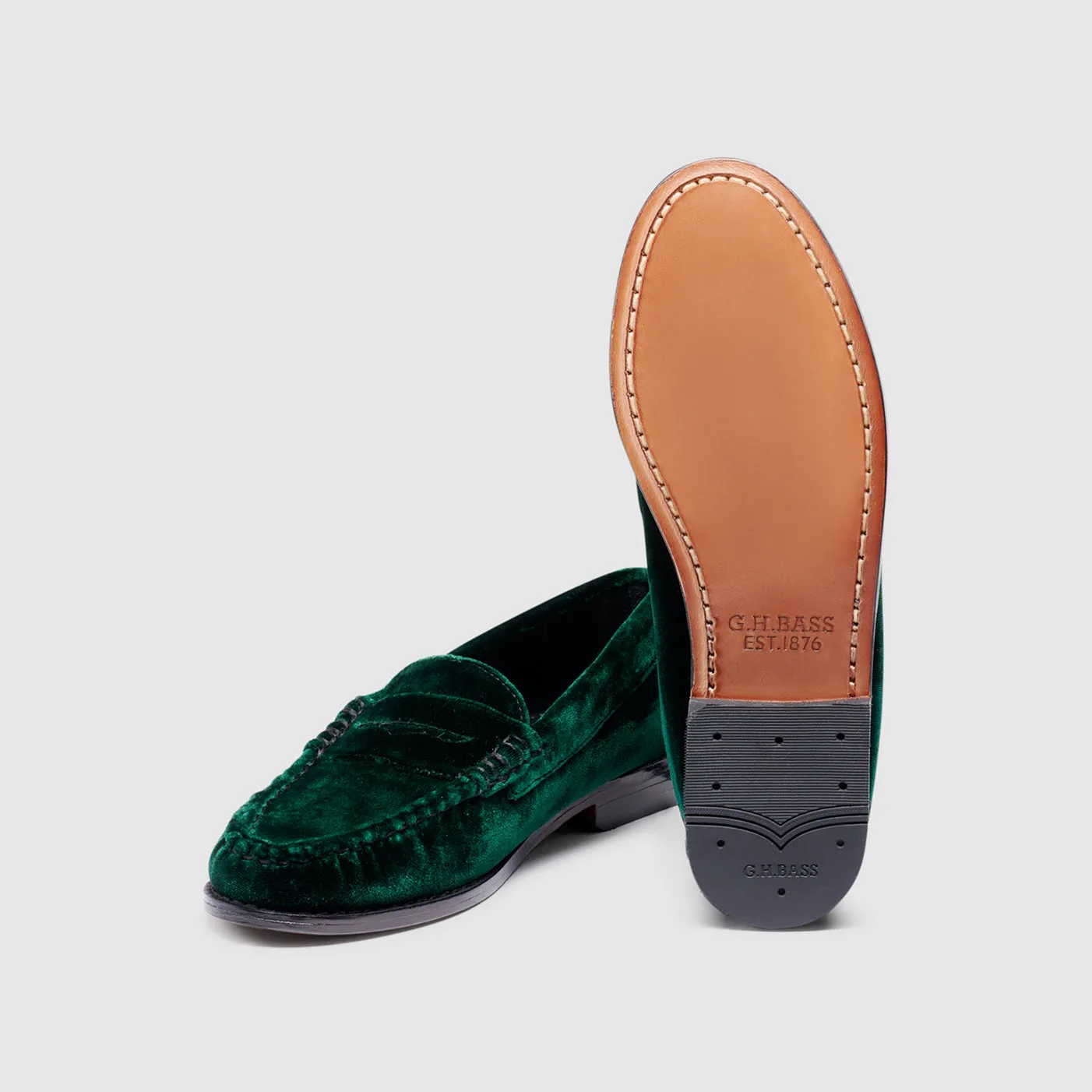 WOMENS WHITNEY VELVET WEEJUNS LOAFER sold by G.H. Bass & Co. product image thumbnail 5