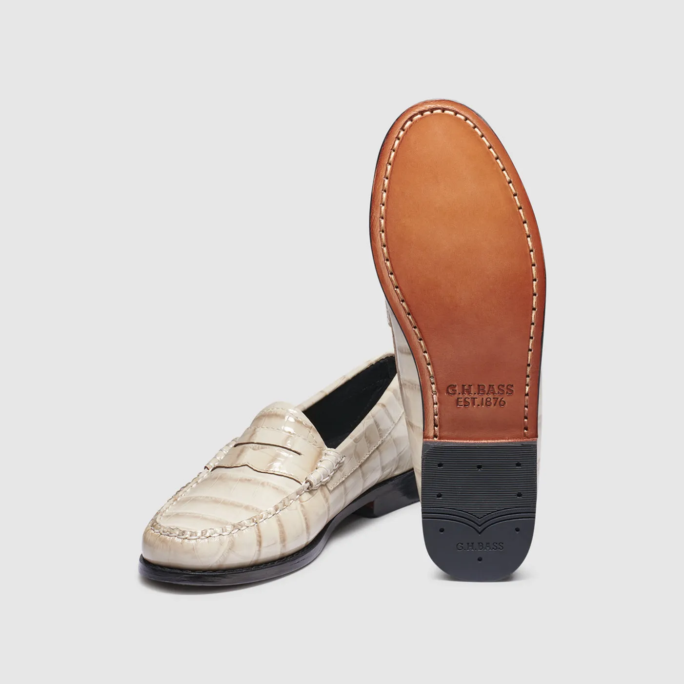 WOMENS WHITNEY CROCO WEEJUNS LOAFER sold by G.H. Bass & Co. product image thumbnail 5