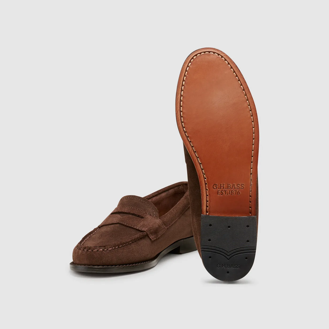 WOMENS SUEDE WILLA FLAT STRAP WEEJUNS LOAFER sold by G.H. Bass & Co. product image thumbnail 5