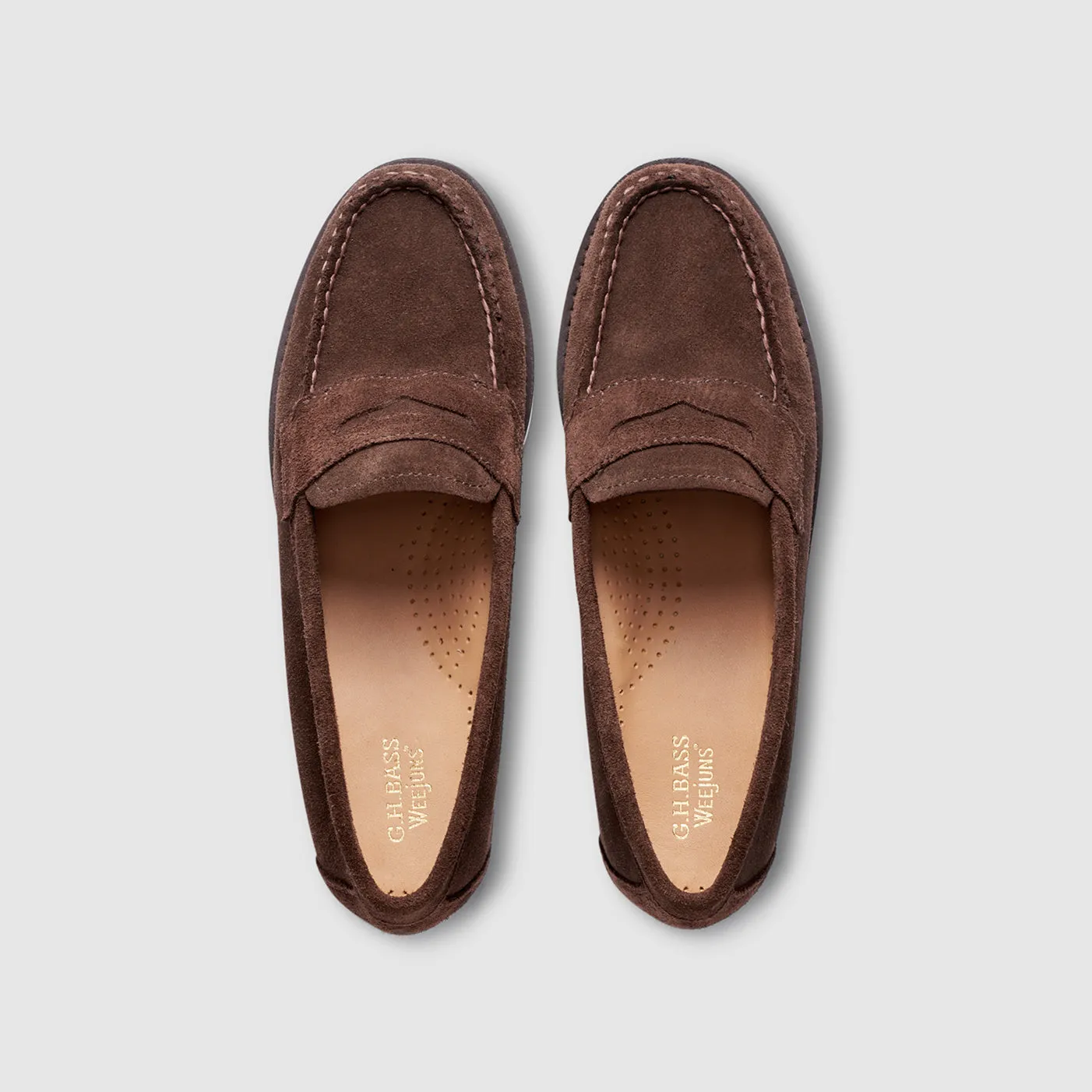 WOMENS SUEDE WILLA FLAT STRAP WEEJUNS LOAFER sold by G.H. Bass & Co. product image thumbnail 3