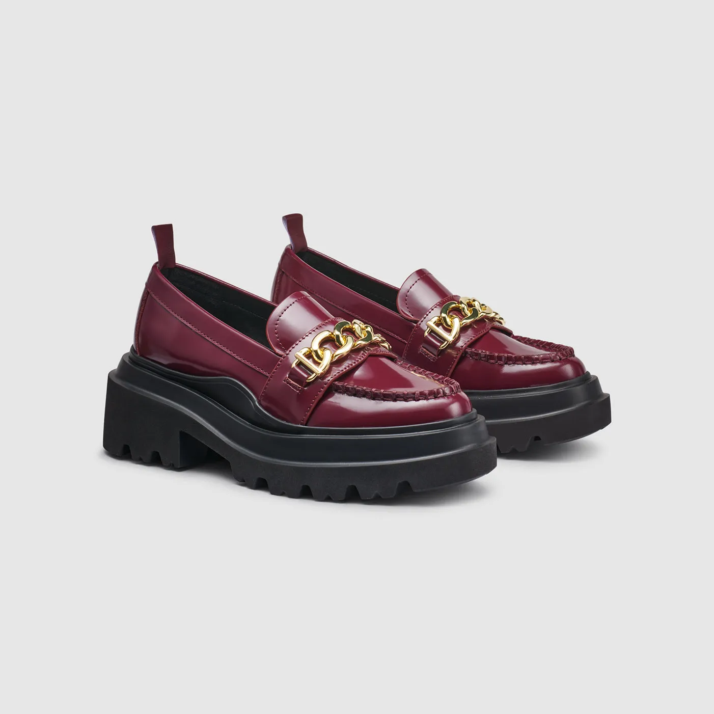 WOMENS ELLA PLATFORM CHAIN LOAFER sold by G.H. Bass & Co.