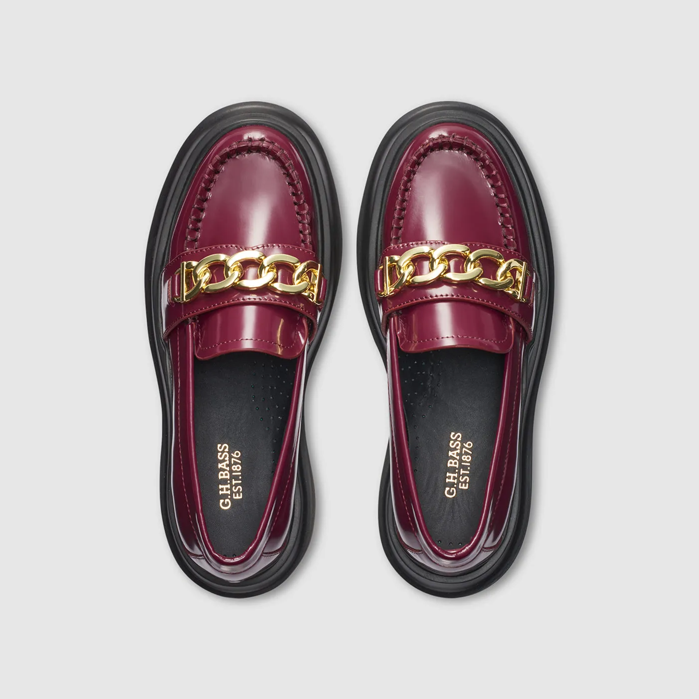 WOMENS ELLA PLATFORM CHAIN LOAFER sold by G.H. Bass & Co. product image thumbnail 3