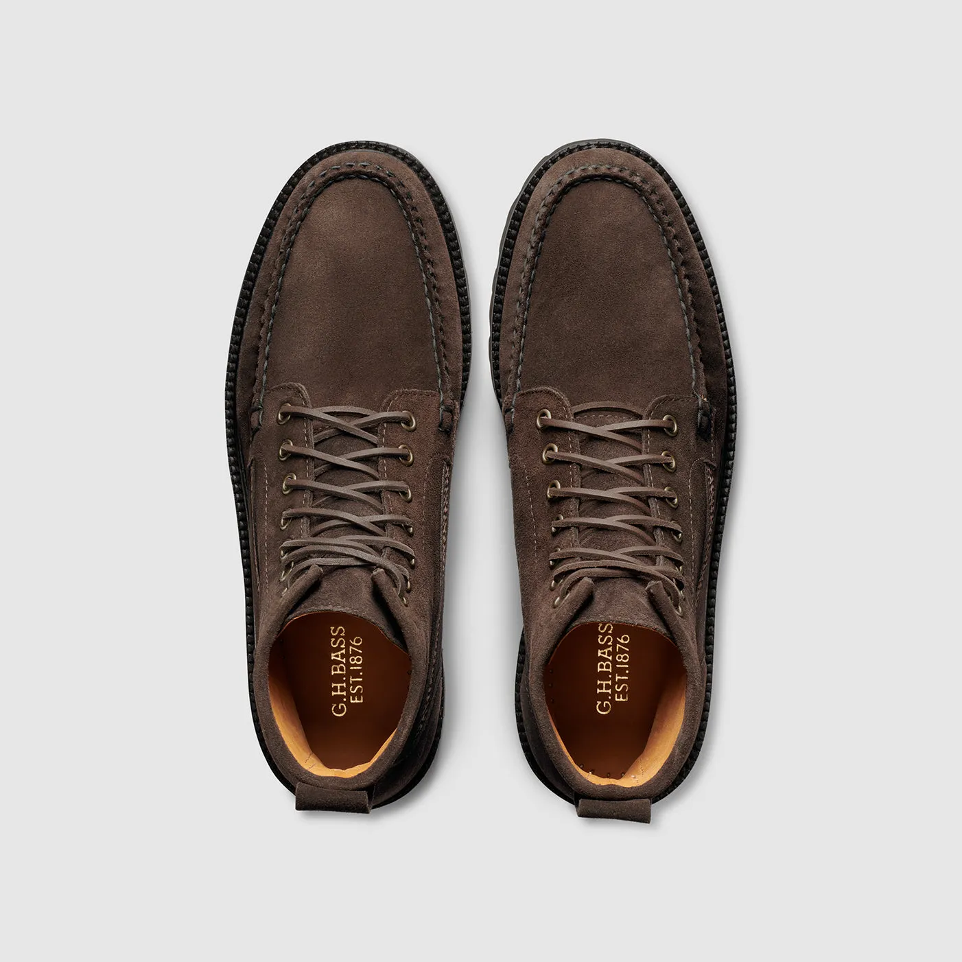 MENS SUEDE RANGER SUPER LUG MOC BOOT sold by G.H. Bass & Co. product image thumbnail 3