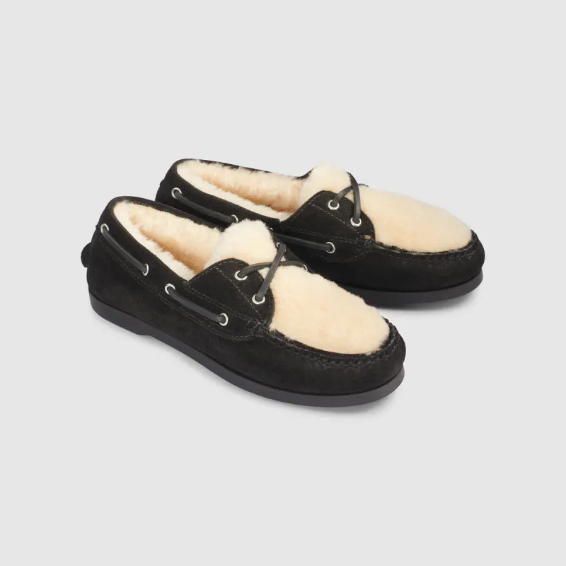 Womens Hampton Shearling Boat Shoe sold by G.H. Bass & Co.