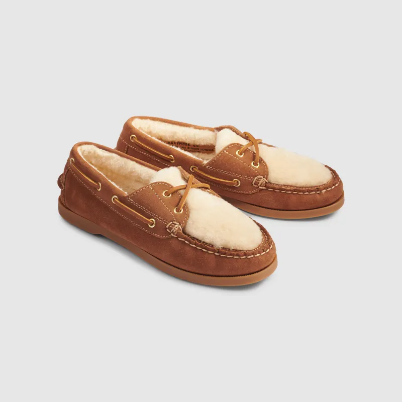 Womens Hampton Shearling Boat Shoe sold by G.H. Bass & Co.