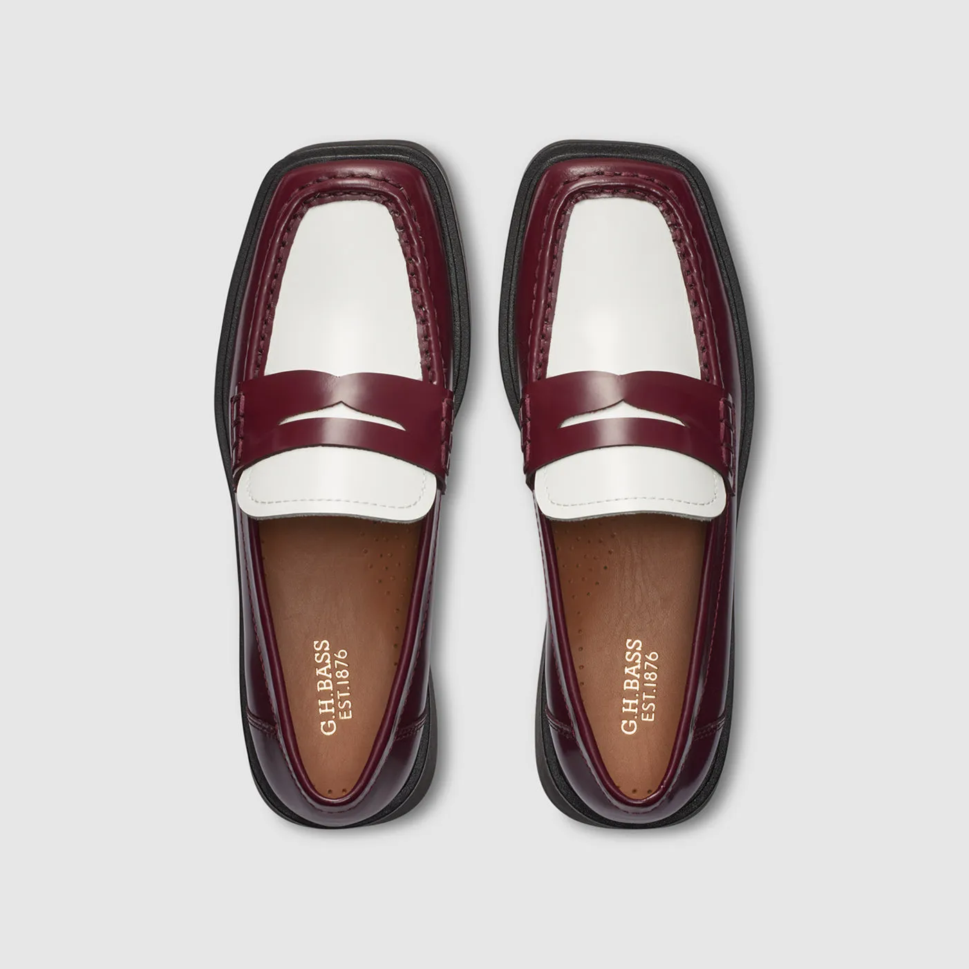 WOMENS BOWERY SQUARE TOE PENNY LOAFER sold by G.H. Bass & Co. product image thumbnail 3