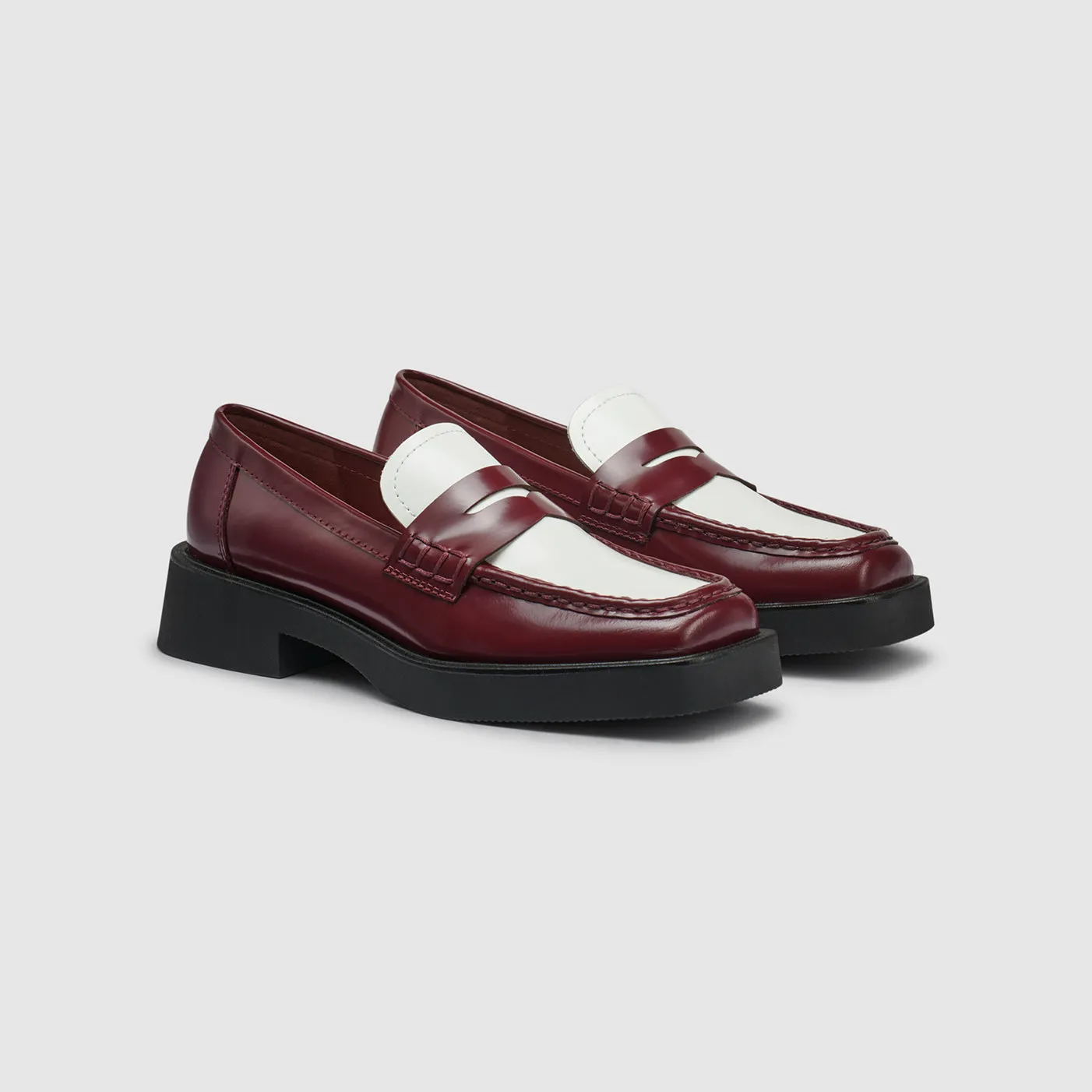 WOMENS BOWERY SQUARE TOE PENNY LOAFER sold by G.H. Bass & Co.