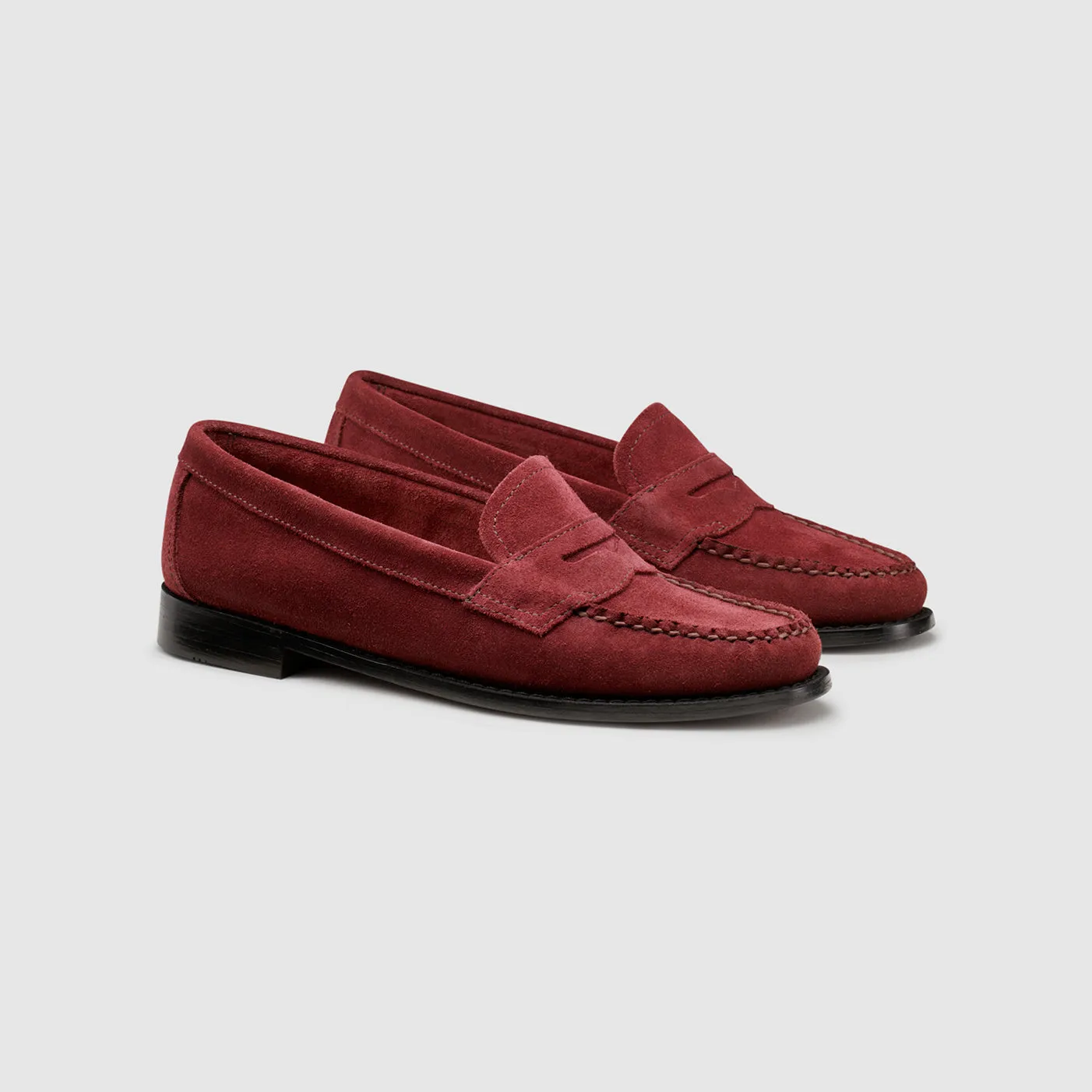 WOMENS SUEDE WILLA FLAT STRAP WEEJUNS LOAFER sold by G.H. Bass & Co.