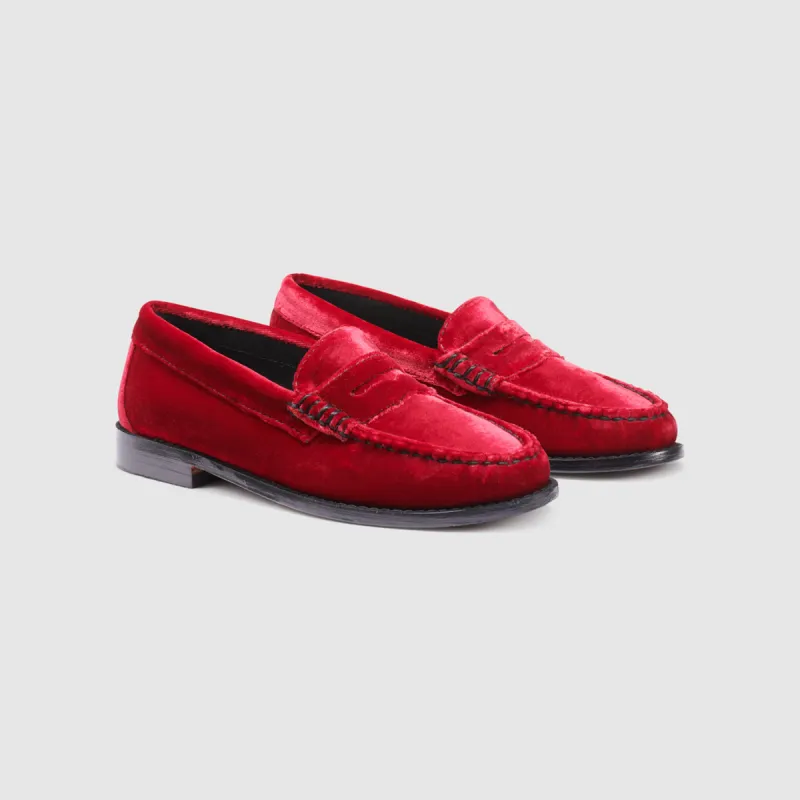WOMENS WHITNEY VELVET WEEJUNS LOAFER sold by G.H. Bass & Co.