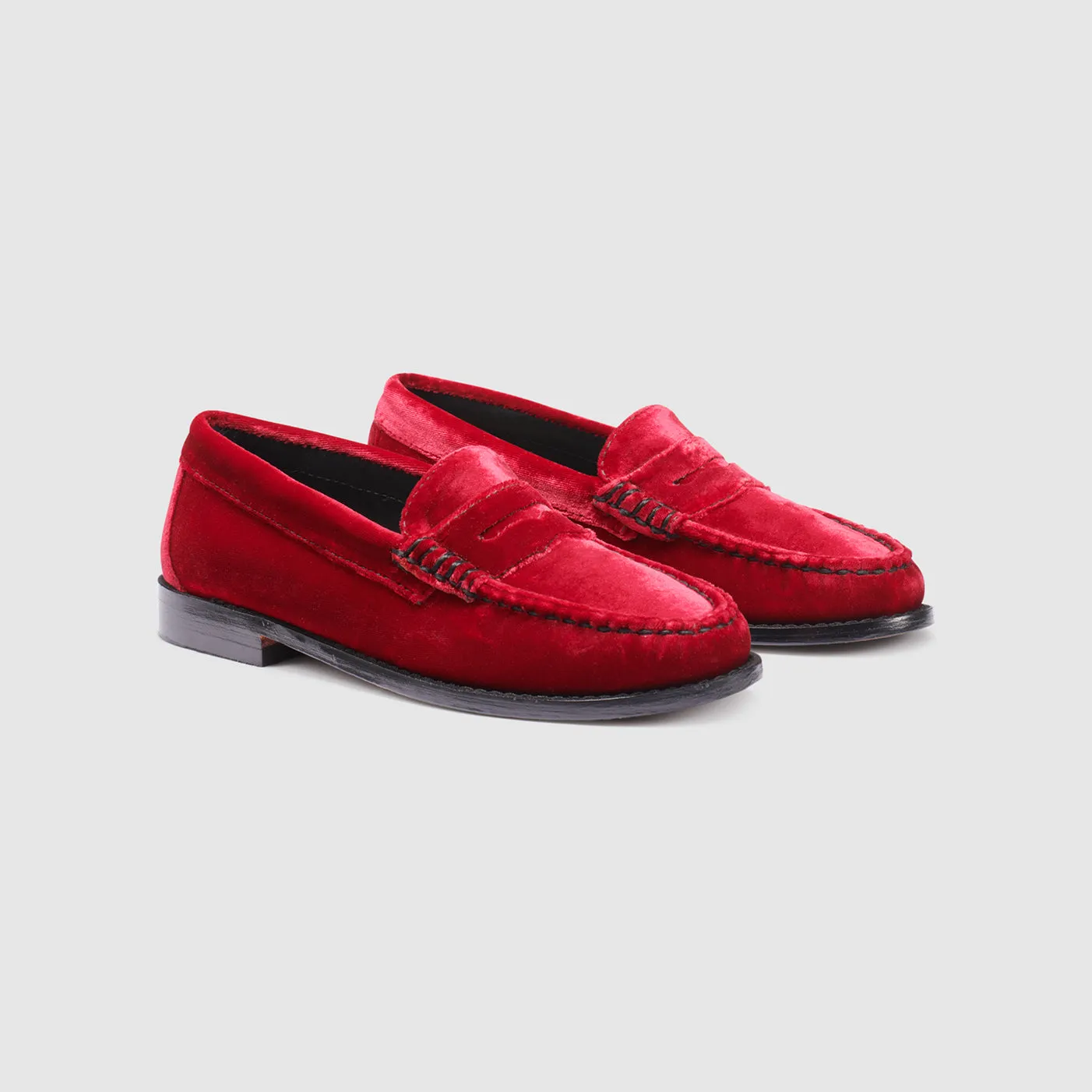 WOMENS WHITNEY VELVET WEEJUNS LOAFER sold by G.H. Bass & Co.