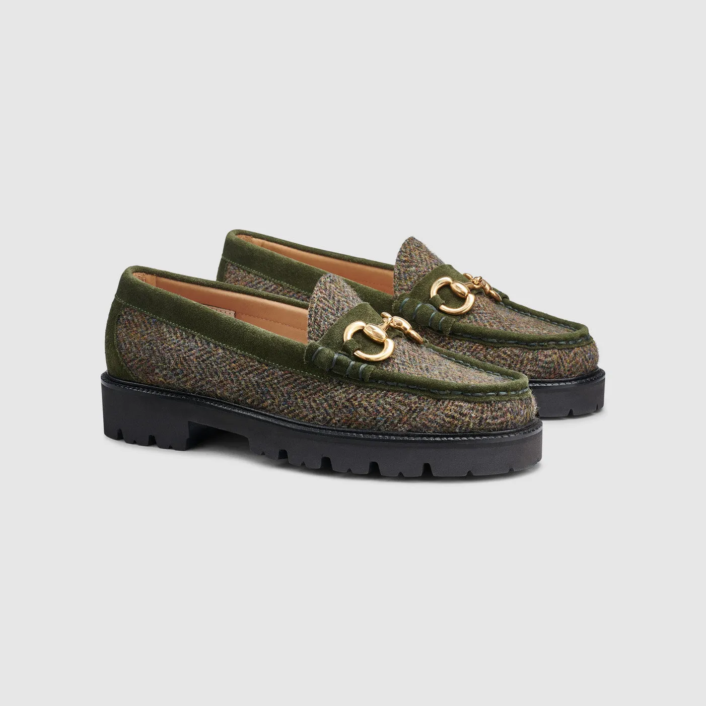 MENS LINCOLN HARRIS TWEED SUPER BIT WEEJUNS LOAFER sold by G.H. Bass & Co.