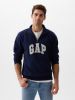 Relaxed Gap Logo Quarter-Zip Sweatshirt sold by GAP Factory