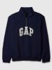 Relaxed Gap Logo Quarter-Zip Sweatshirt sold by GAP Factory