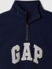 Relaxed Gap Logo Quarter-Zip Sweatshirt sold by GAP Factory