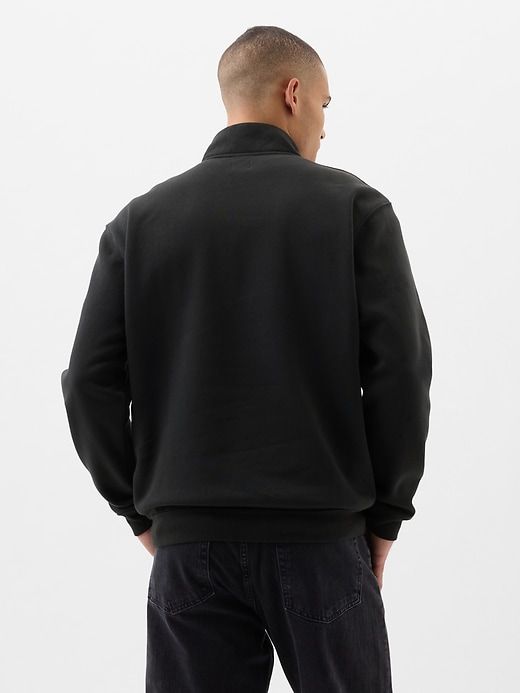 Relaxed Gap Logo Quarter-Zip Sweatshirt sold by GAP Factory product image thumbnail 5