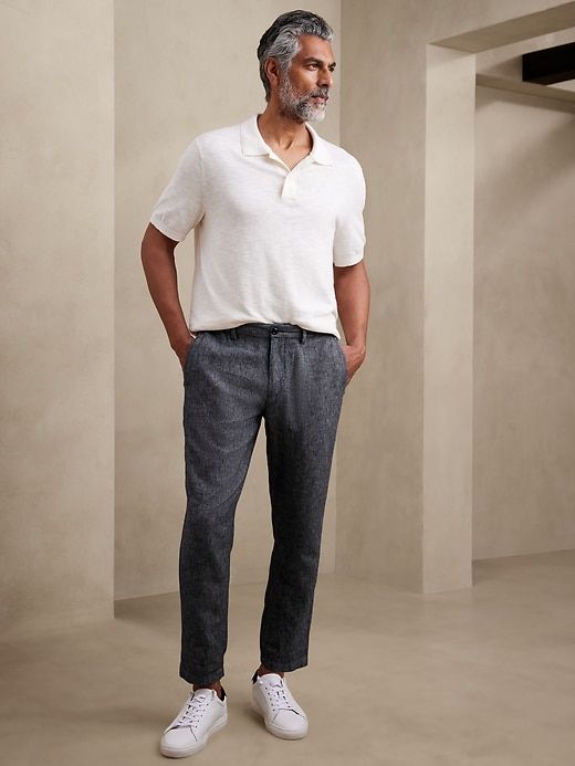Athletic-Fit Linen-Cotton Pant sold by GAP Factory product image thumbnail 3