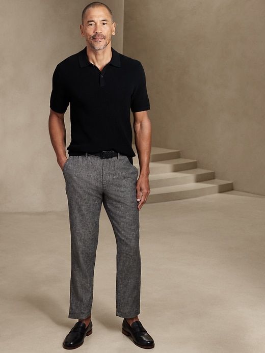 Athletic-Fit Linen-Cotton Pant sold by GAP Factory product image thumbnail 4