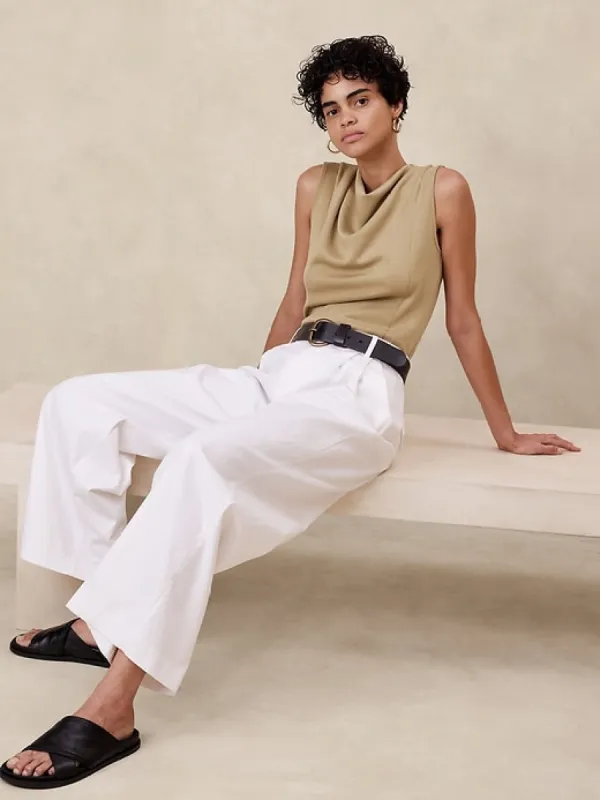 Scuba Cowl-Neck Top sold by GAP Factory