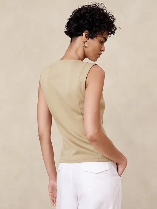 Scuba Cowl-Neck Top sold by GAP Factory product image thumbnail 2