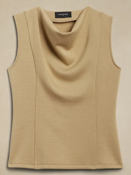 Scuba Cowl-Neck Top sold by GAP Factory product image thumbnail 4