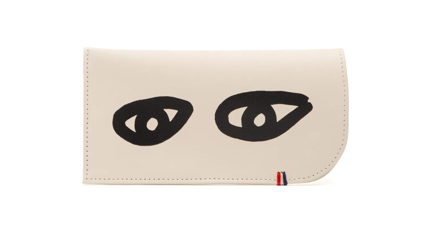 CLARE V. SUNGLASS SLEEVE made by Garrett Leight