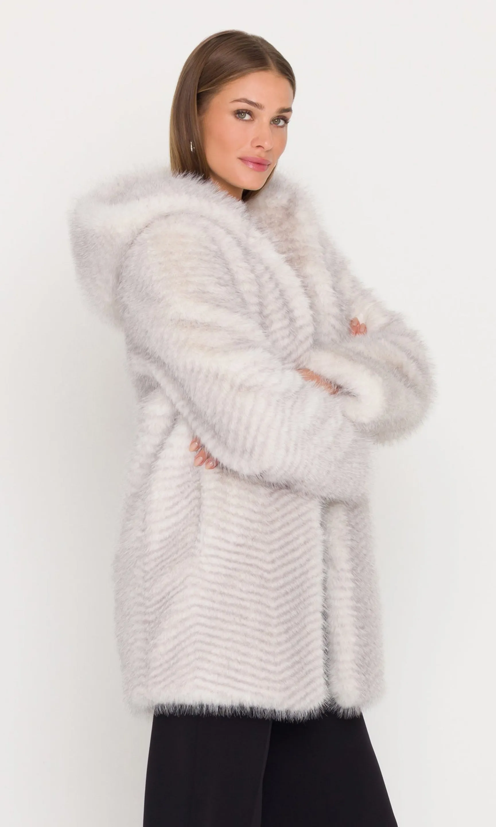 Eden Faux Fur Coat sold by Generation Love product image thumbnail 5