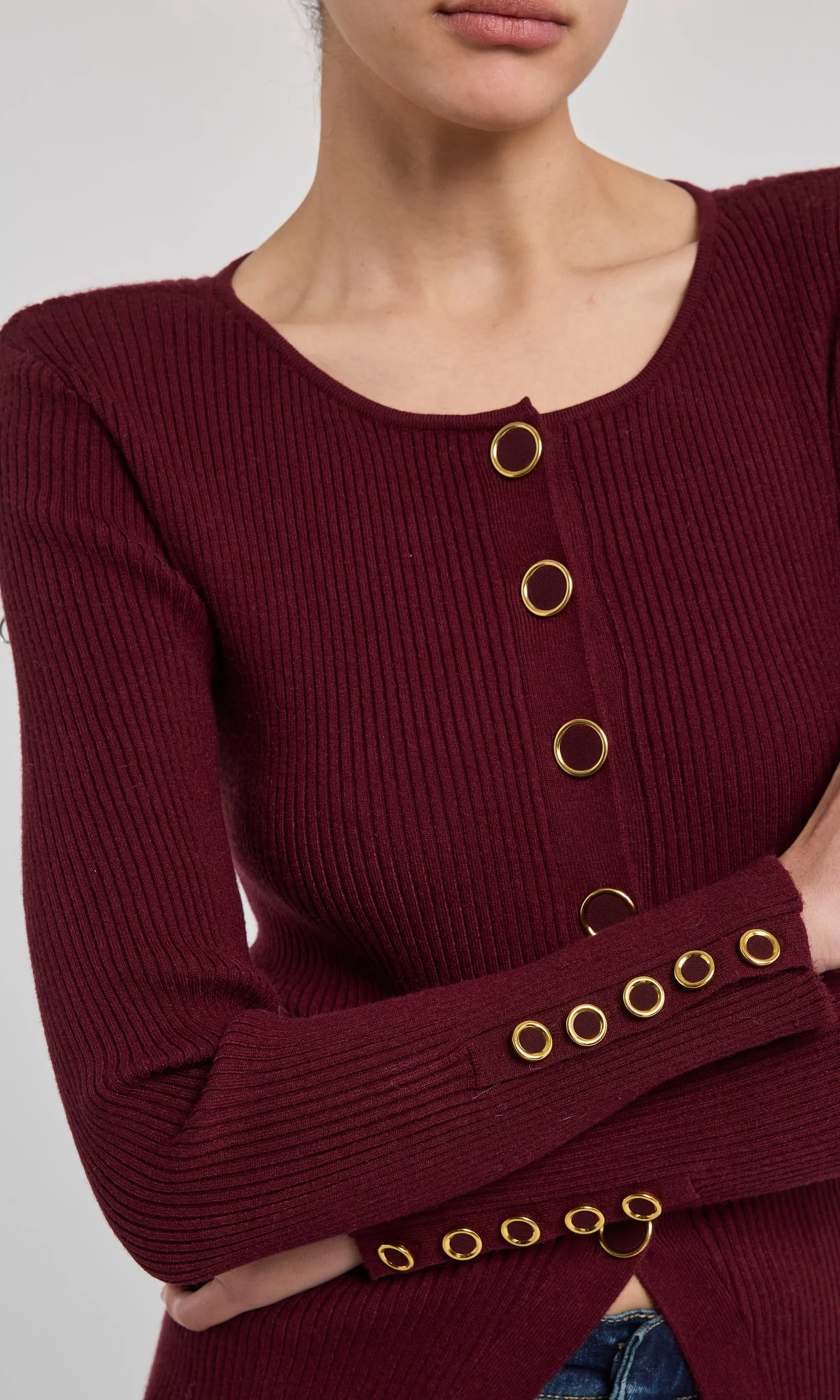 Cherish Rib Cardigan sold by Generation Love product image thumbnail 2