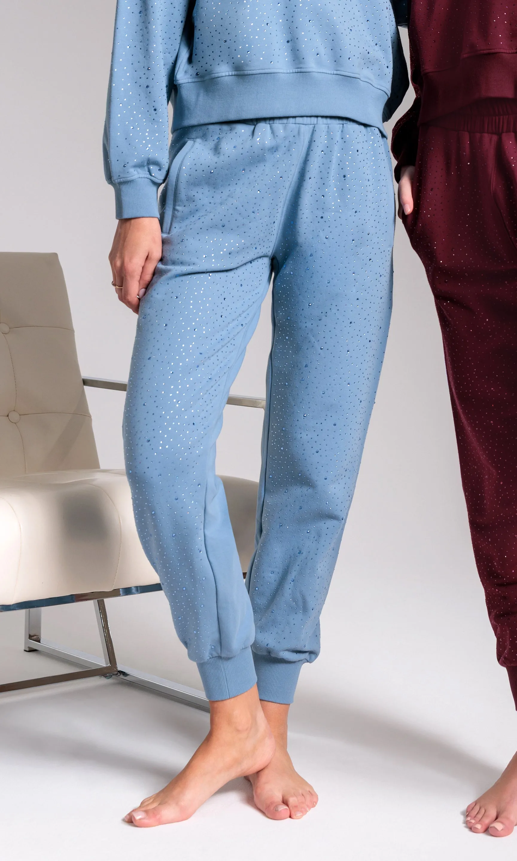 Ruel Compact Crystal Sweatpants sold by Generation Love product image thumbnail 2
